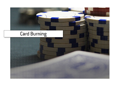 The King explains what Card Burning is and how it works in live casinos.