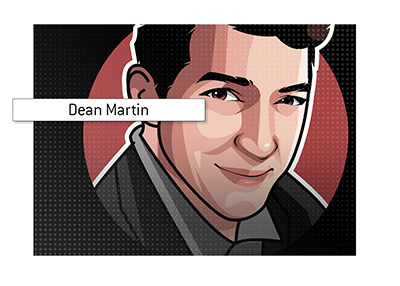 The legendary Las Vegas performer - Dean Martin.