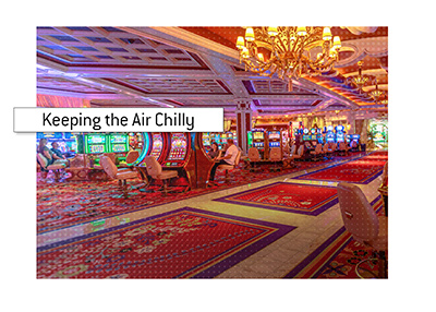 What is the air like inside the Las Vegas casinos?  The King provides an answer.