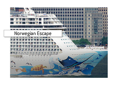 One of the biggest casinos on a cruise ship can be found on the Norwegian Escape.