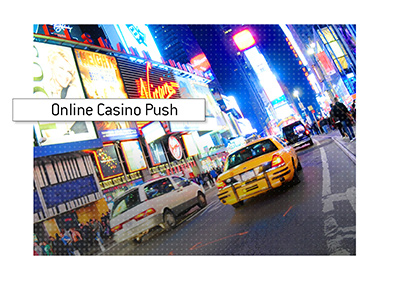 Push for online casino legalization is on in New York.