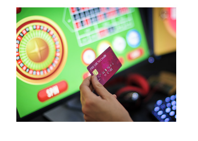 The credit card is pulled before commencing a game of online roulette.  Are online casinos safe?