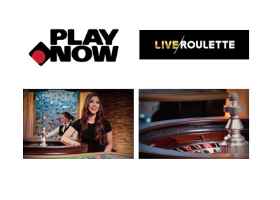 Live roulette is offered at the Canadian online casino - PlayNow.com.