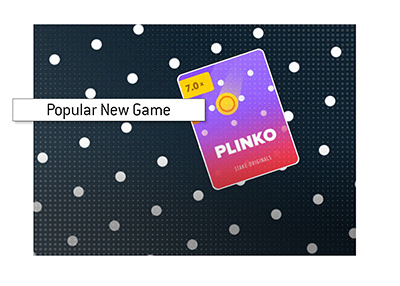 Popular game at Stake - Plinko - Poster - Art.