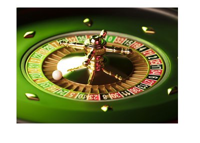 Roulette wheel - Stylized photo - Greened out.