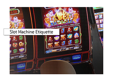 Land casino etiquette - Playing two slot machines at once?  When is it ok and when is it not ok?