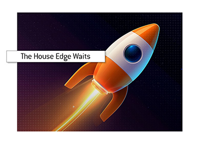 A rocket rises through a colorful space-themed online Crash game as the multiplier climbs.
